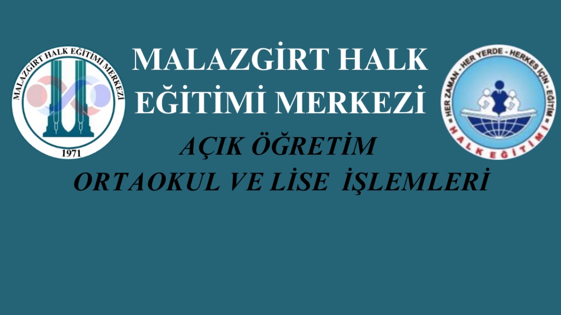 AÇIK ÖĞRETİM ORTAOKUL VE LİSE İŞLEMLERİ